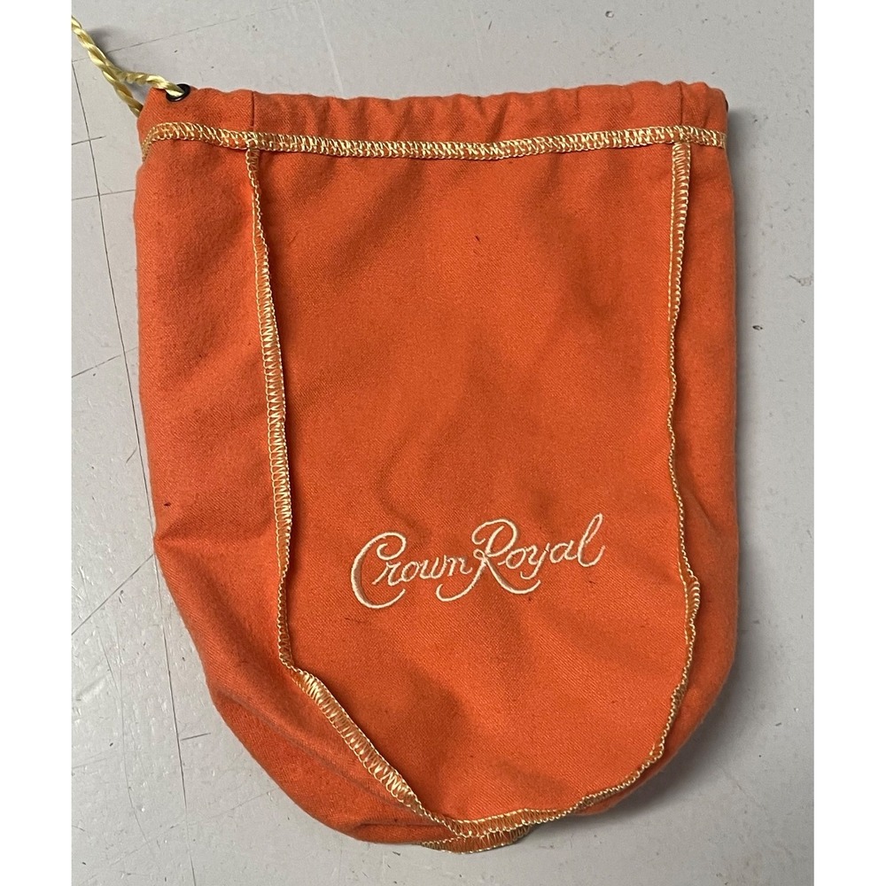 Single‎ Peach Crown Royale 750 Drawstring Bag only